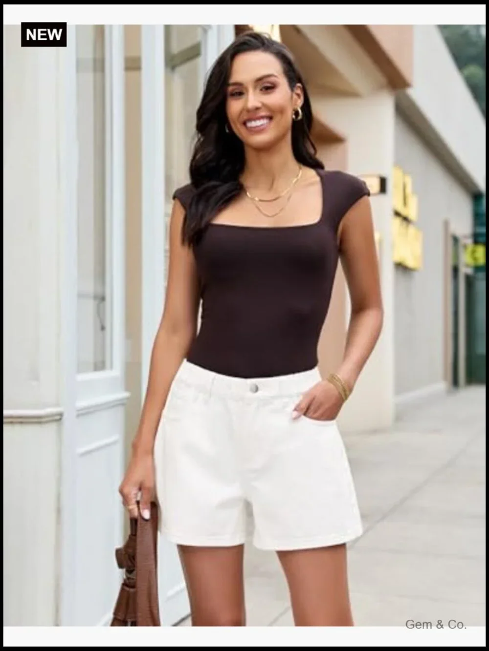 High Waisted Baggy Wide Leg Mom Denim Shorts 4